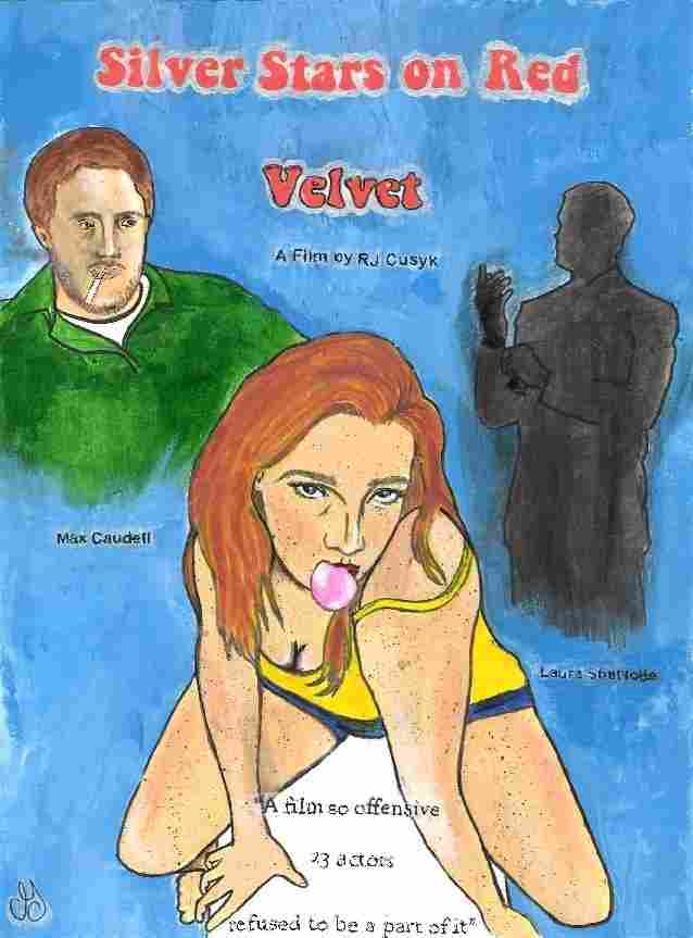 Серебряные звёзды на алом бархате 2019